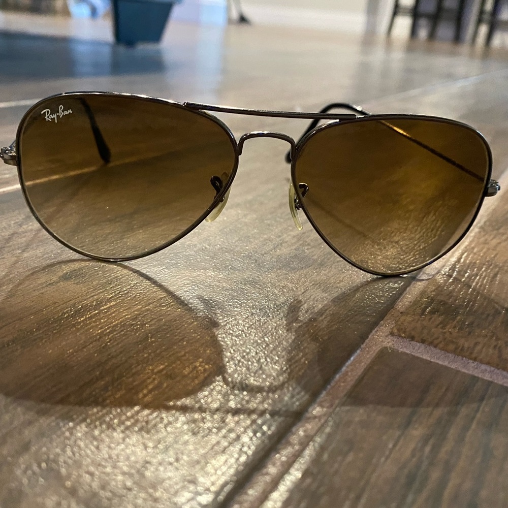 Authentic ray-ban aviator sunglasses